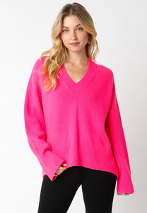 Hot Pink Elsie Sweater