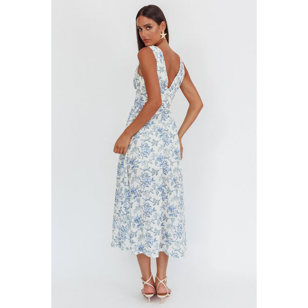 Addy Floral Printed Maxi Dress