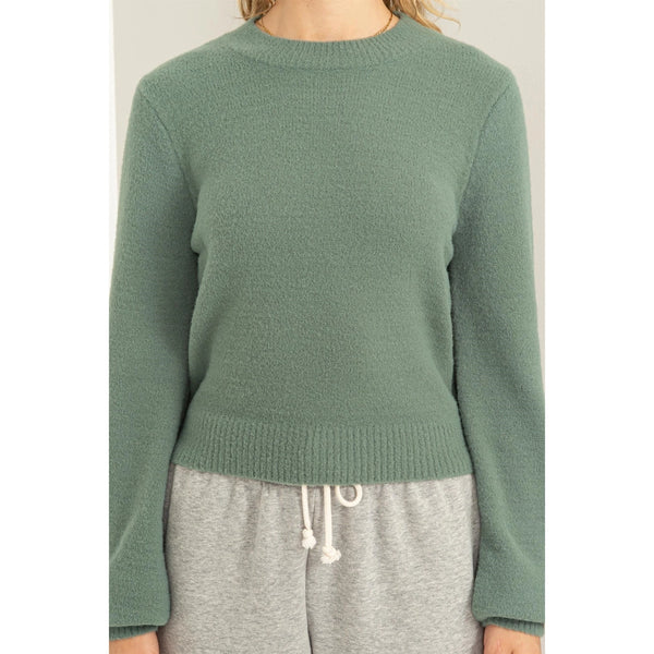 Sage Green Crewneck Sweater