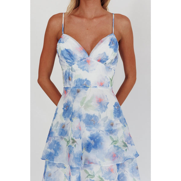 Bella Organza Floral Maxi Dress