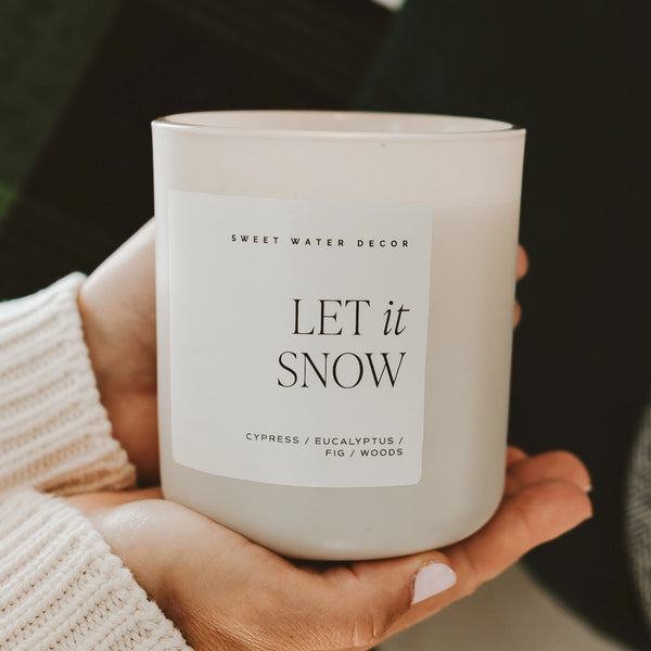 Let It Snow 15 oz Candle