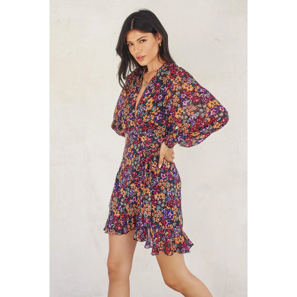 Nessa Floral Printed Wrap Dress