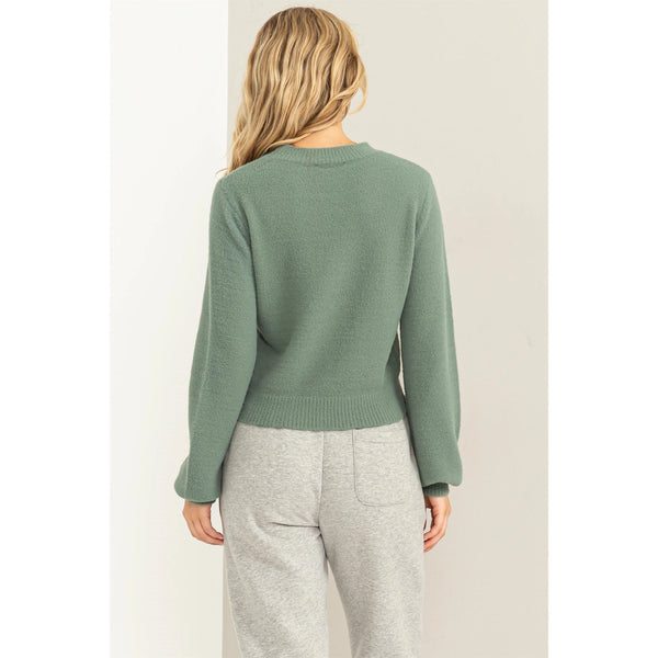 Sage Green Crewneck Sweater