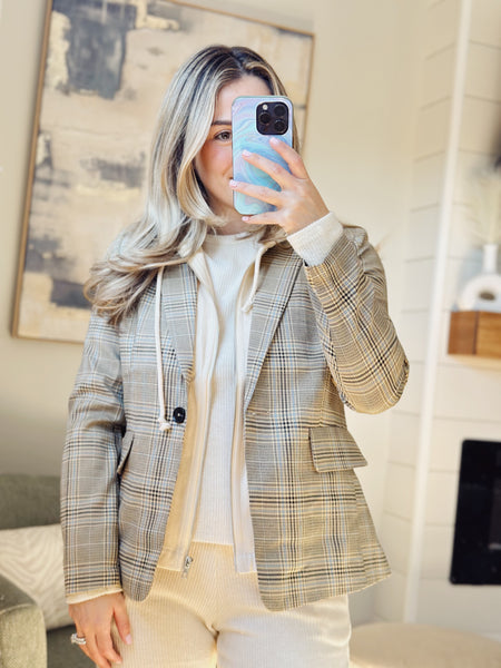 Six Fifty Drew Plaid Blazer