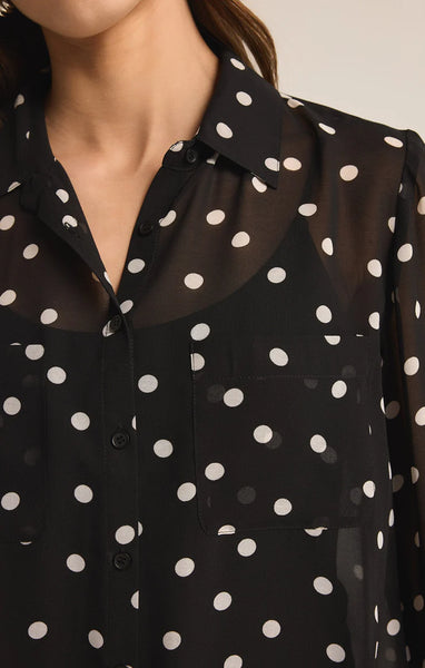 Z Supply Polka Dot Blouse