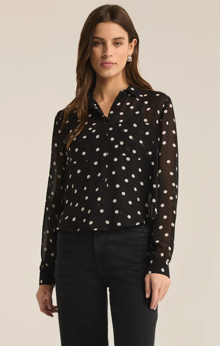 Z Supply Polka Dot Blouse