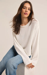 Z Supply Emerson White Sweater