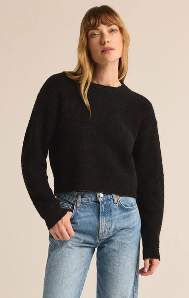 Z Supply Black Plush Sweater