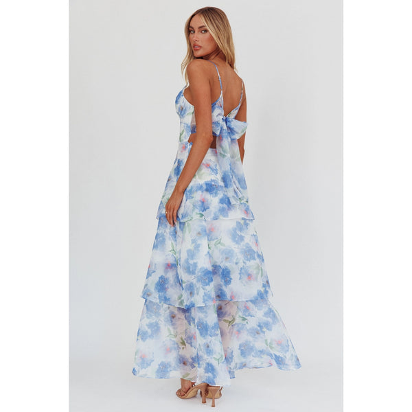 Bella Organza Floral Maxi Dress